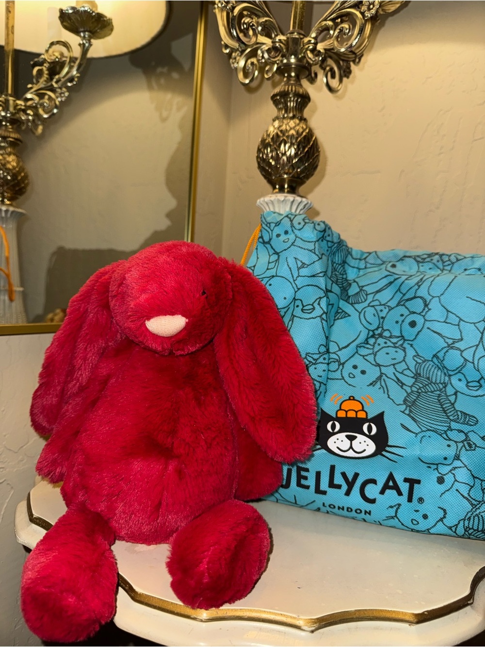 Jellycat Bashful Luxe Bunny Scarlett